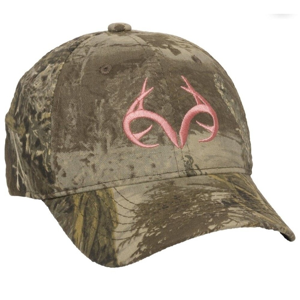 Ladies Max-1 XT Camo Cap with Realtree Pink Logo NWT